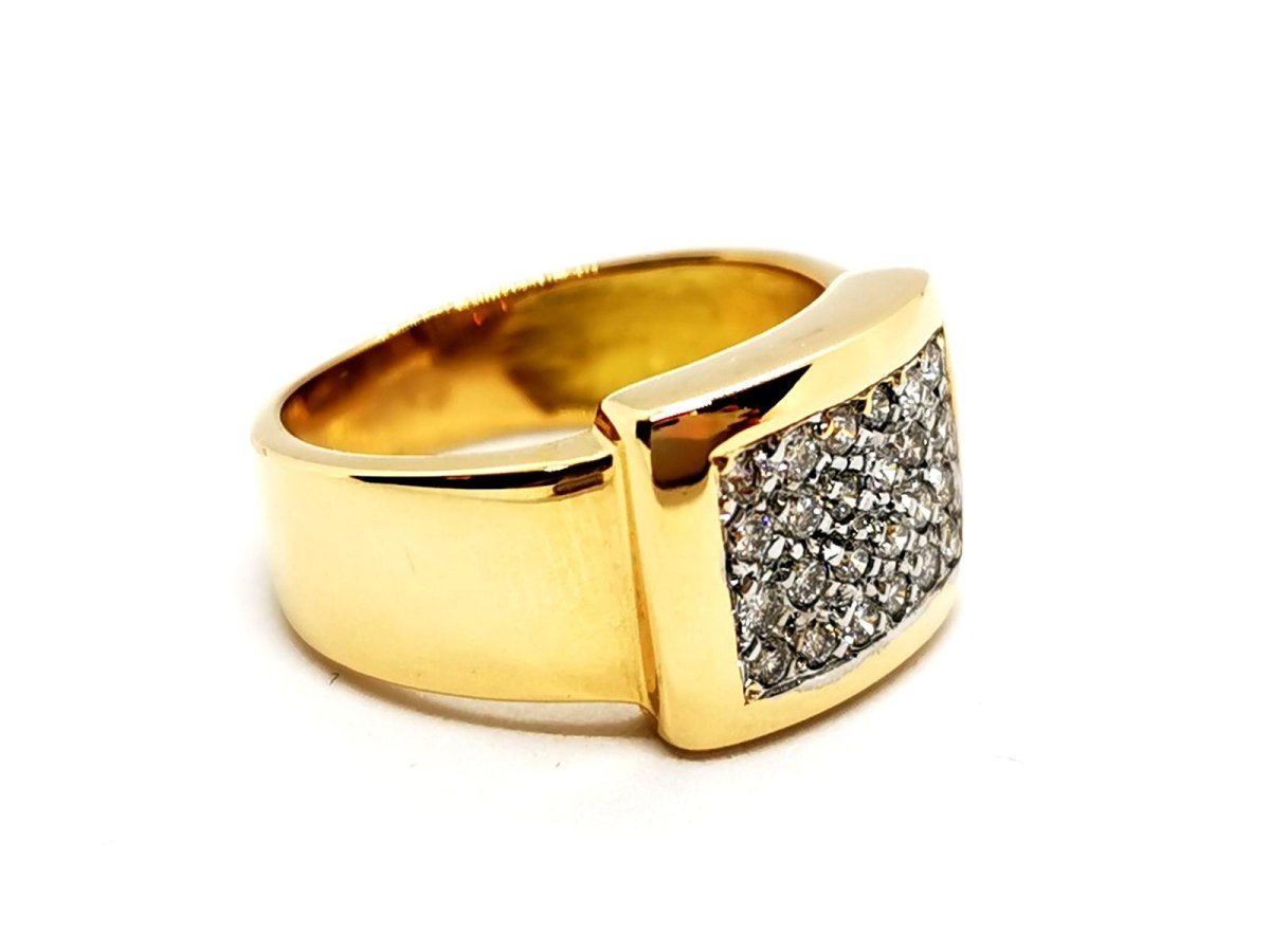 Bague Or jaune Diamant - Castafiore