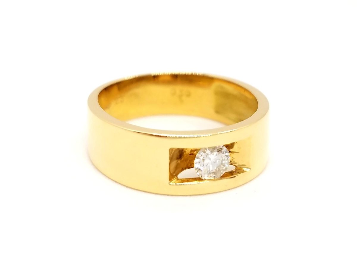 Bague Or jaune Diamant - Castafiore