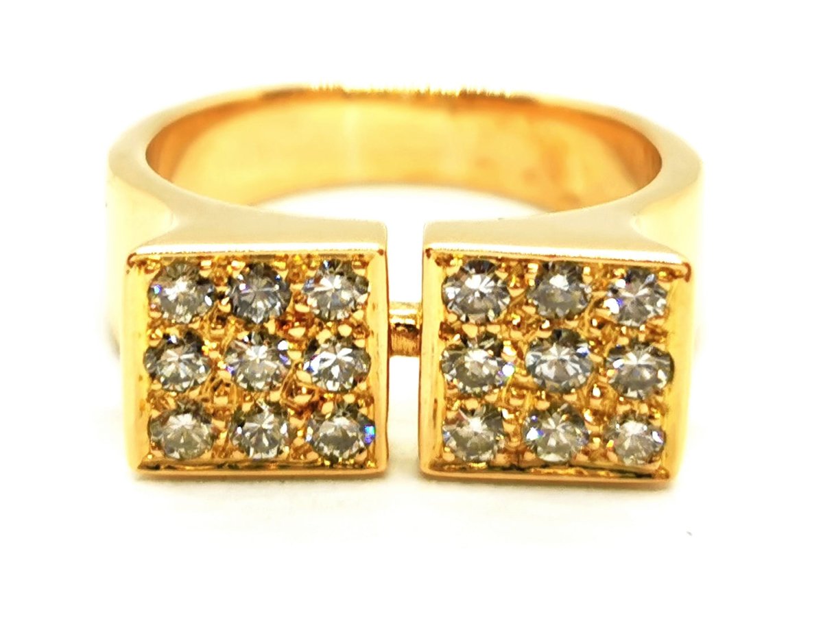 Bague Or jaune Diamant - Castafiore