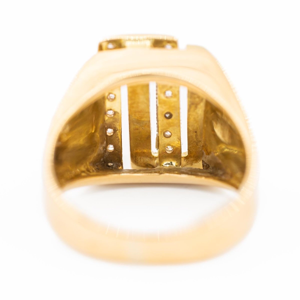 Bague Or jaune diamant - Castafiore