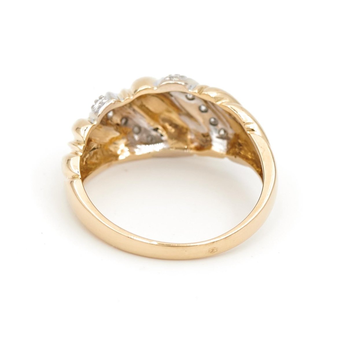 Bague Or jaune Diamant - Castafiore