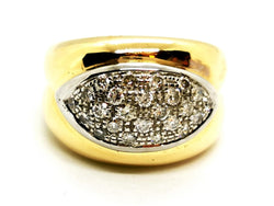 Bague Or jaune Diamant - Castafiore