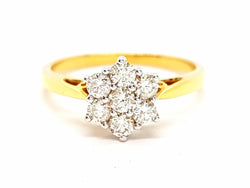 Bague Or jaune Diamant - Castafiore
