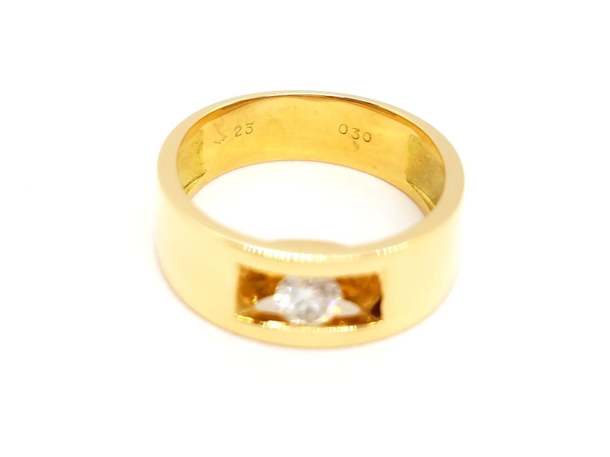 Bague Or jaune Diamant - Castafiore