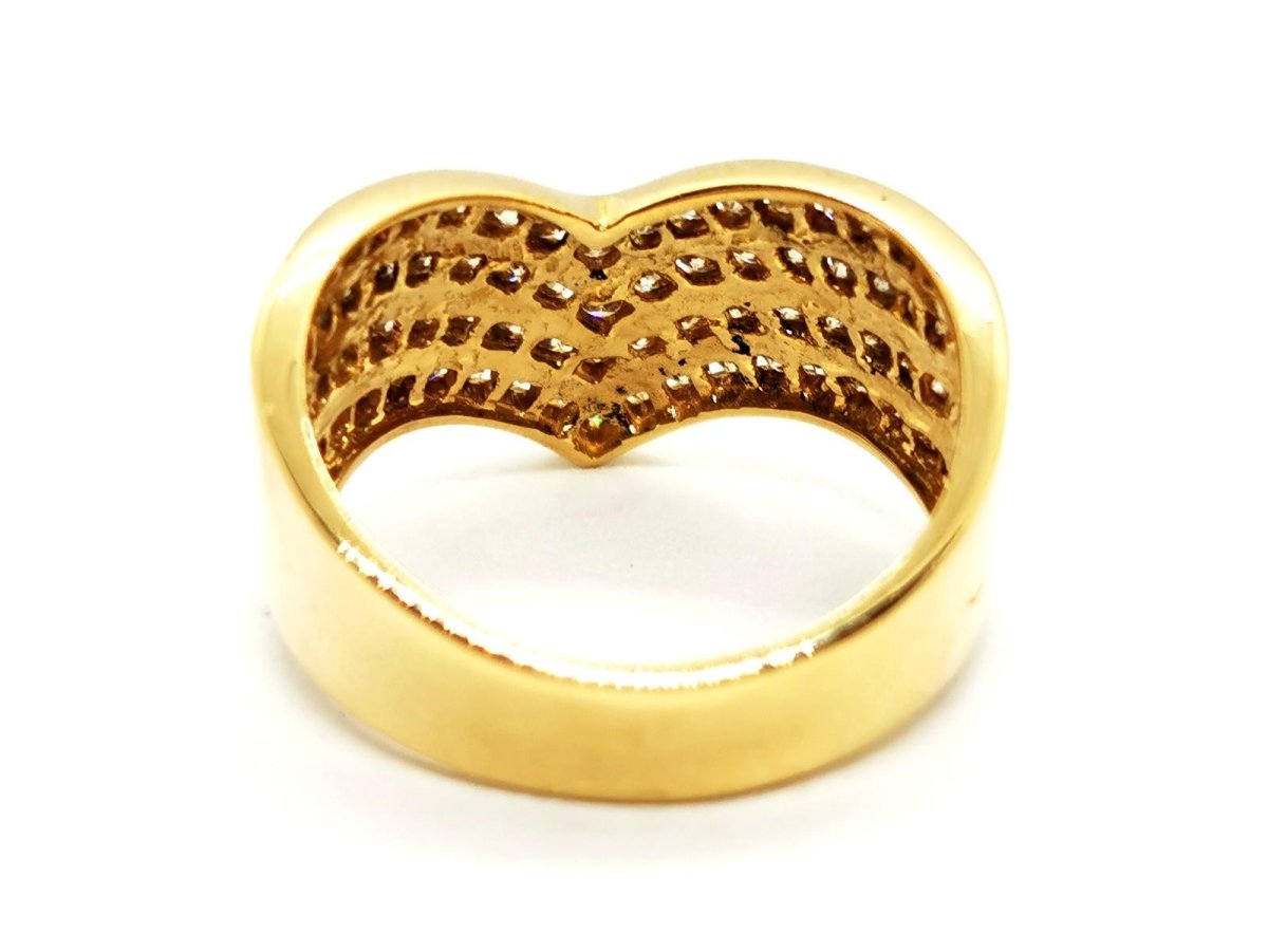 Bague Or jaune Diamant - Castafiore