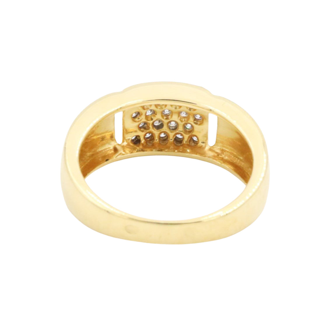 Bague Or jaune Diamant - Castafiore