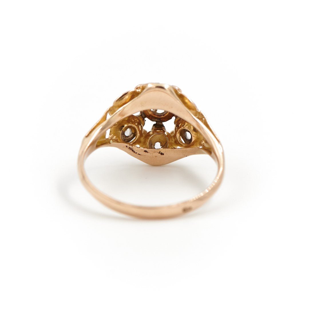 Bague Or jaune Diamant - Castafiore