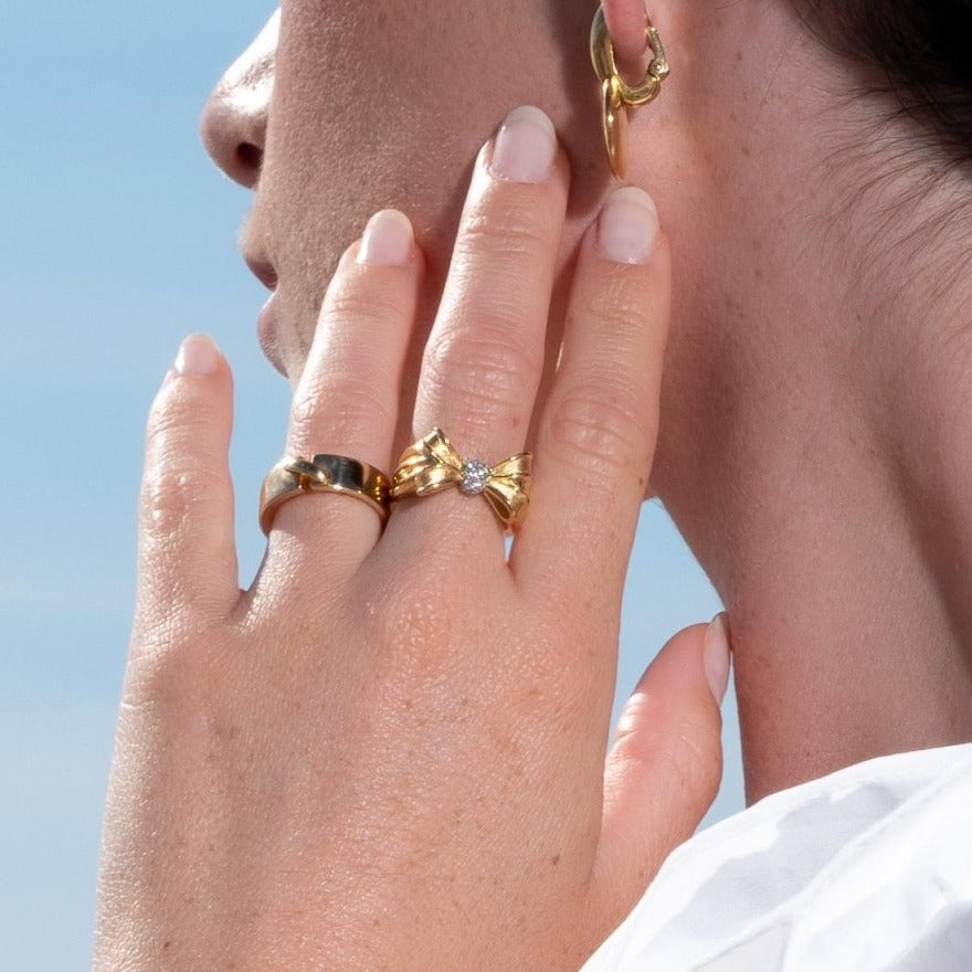 Bague Or jaune Diamant - Castafiore