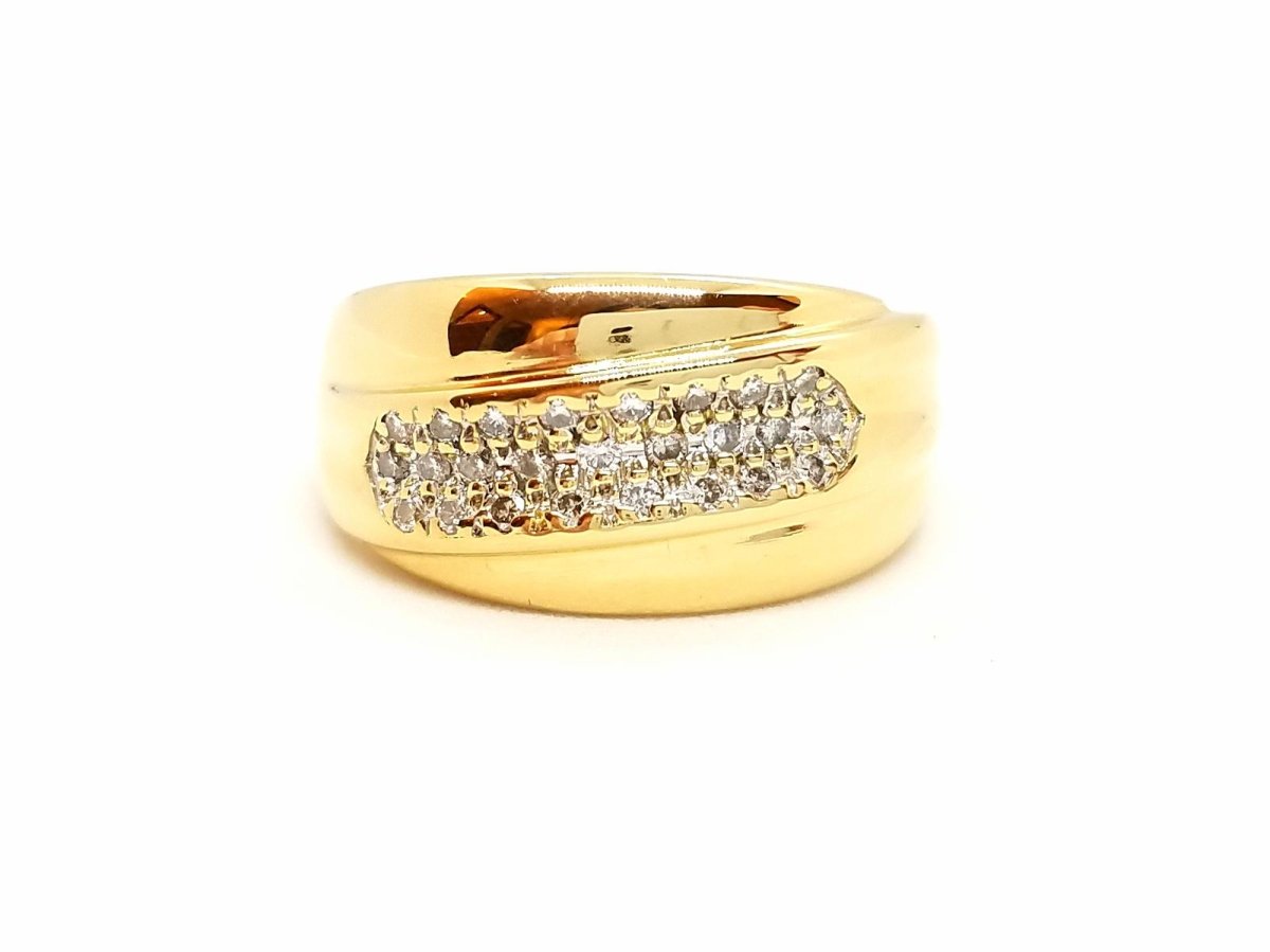 Bague Or jaune Diamant - Castafiore