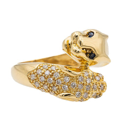 Bague Or jaune Diamant - Castafiore