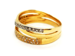 Bague Or jaune Diamant - Castafiore