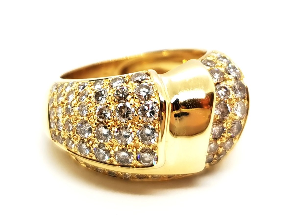 Bague Or jaune Diamant - Castafiore