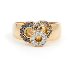 Bague Or jaune Diamant - Castafiore