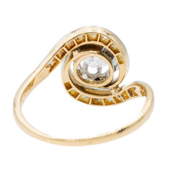 Bague Or jaune Diamant - Castafiore