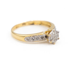 Bague Or jaune Diamant - Castafiore