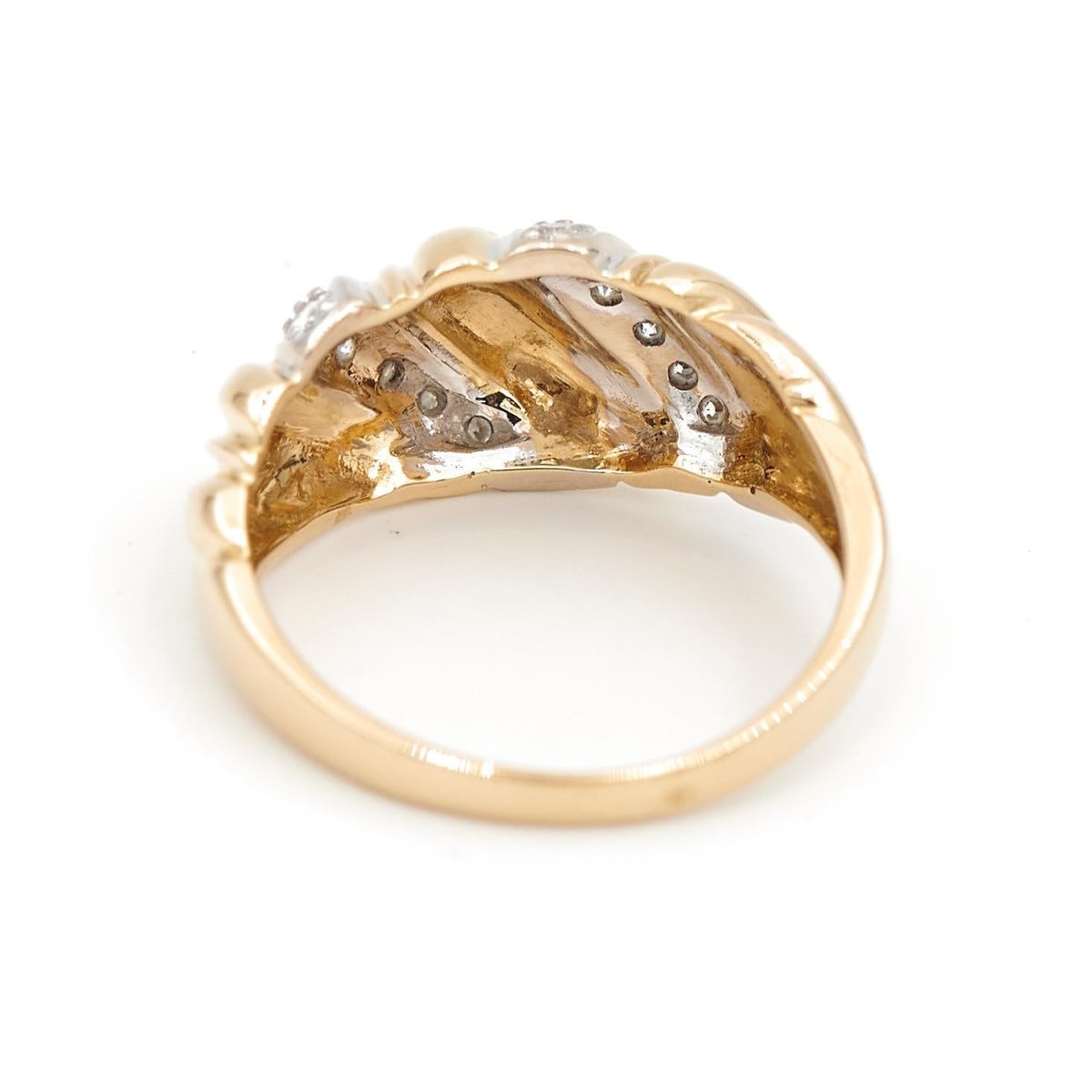 Bague Or jaune Diamant - Castafiore