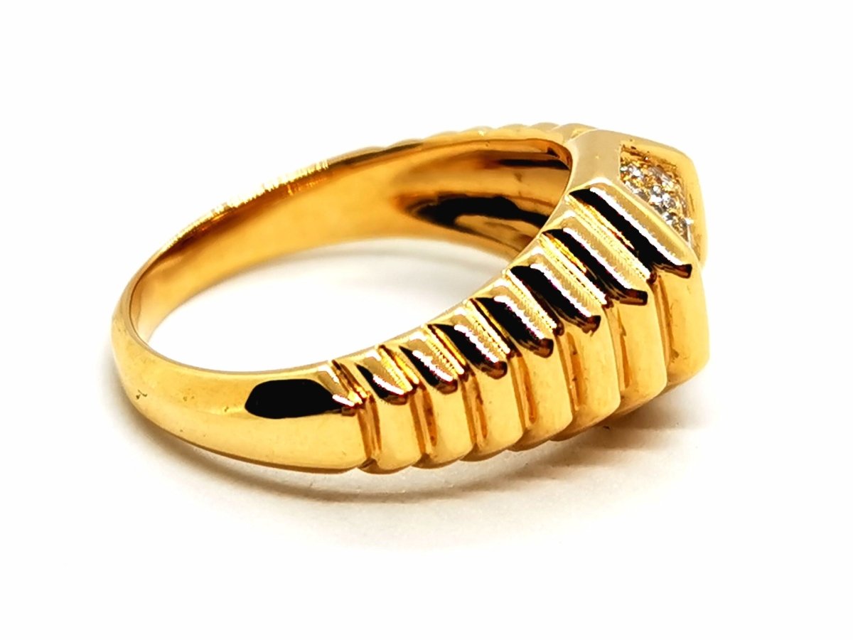 Bague Or jaune Diamant - Castafiore