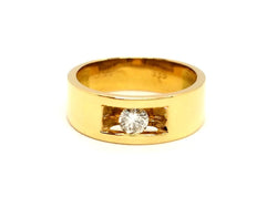 Bague Or jaune Diamant - Castafiore
