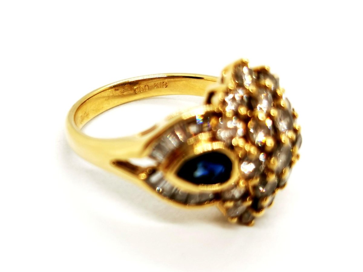Bague Or jaune Diamant - Castafiore