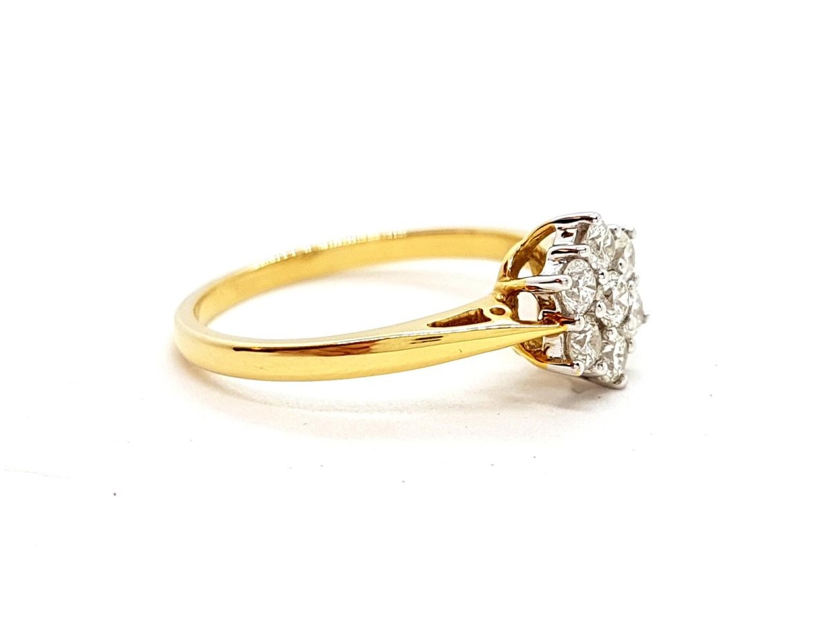 Bague Or jaune Diamant - Castafiore