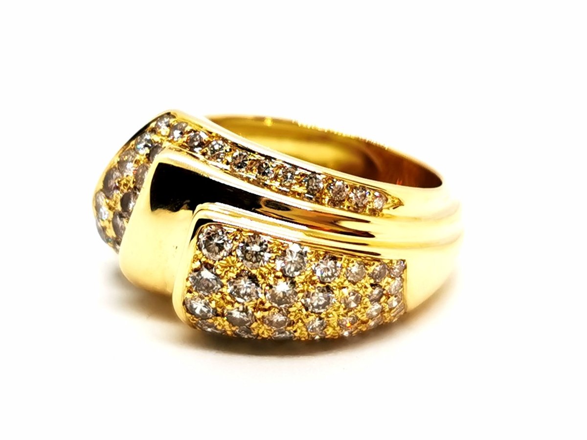 Bague Or jaune Diamant - Castafiore