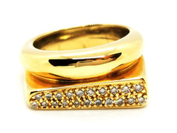 Bague Or jaune Diamant - Castafiore