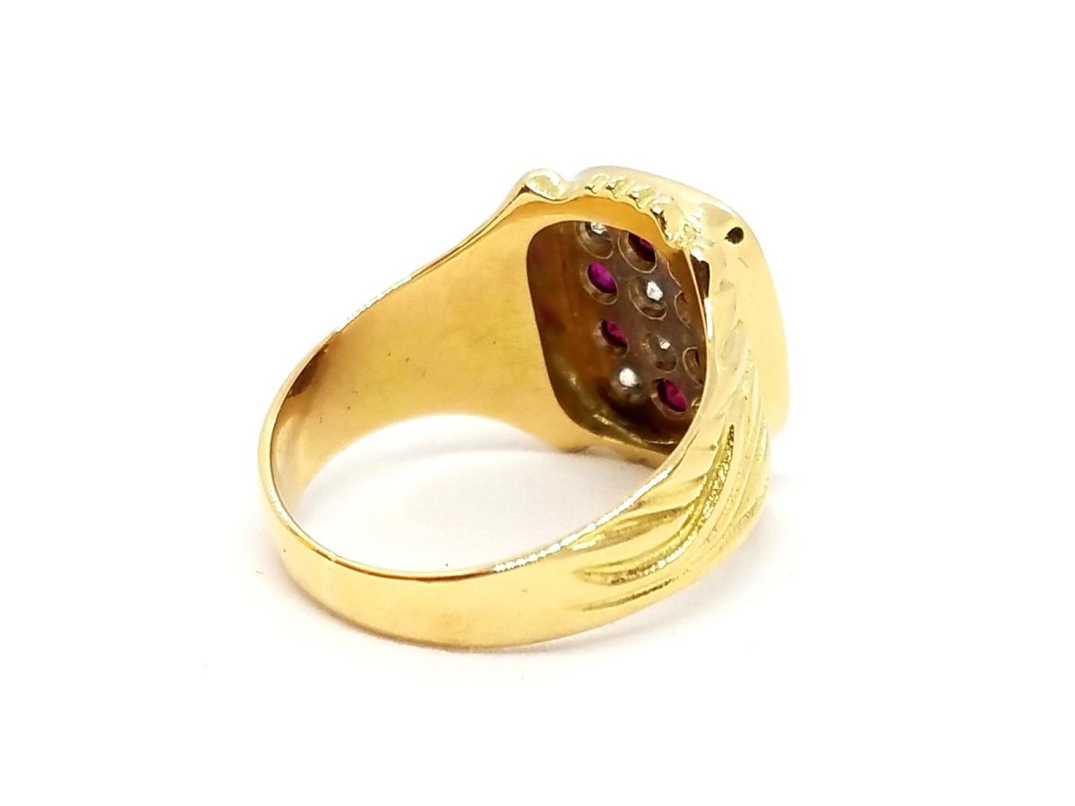 Bague Or jaune Diamant - Castafiore