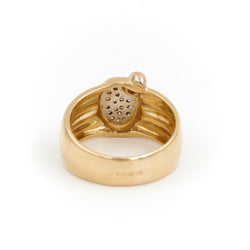 Bague Or jaune Diamant - Castafiore