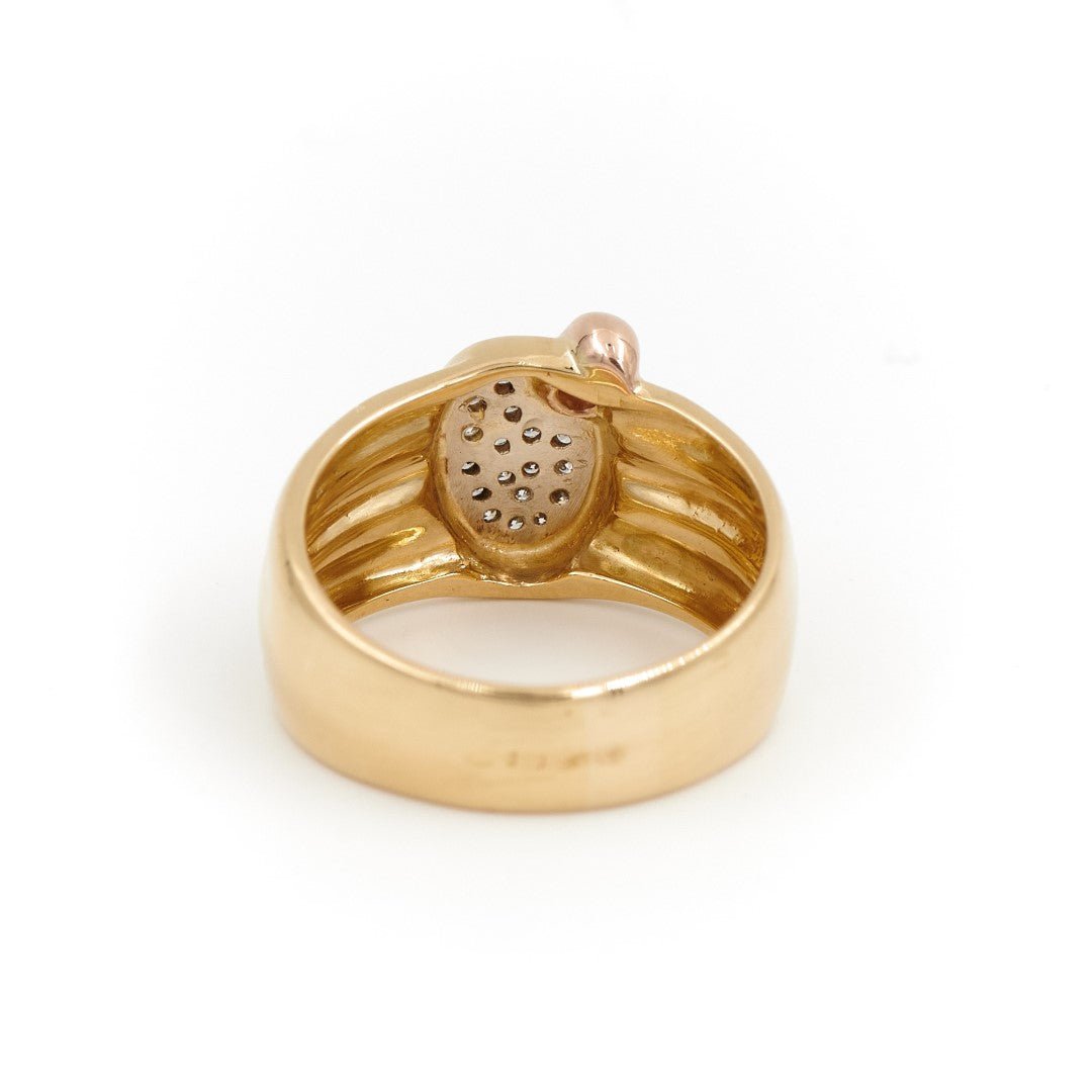 Bague Or jaune Diamant - Castafiore