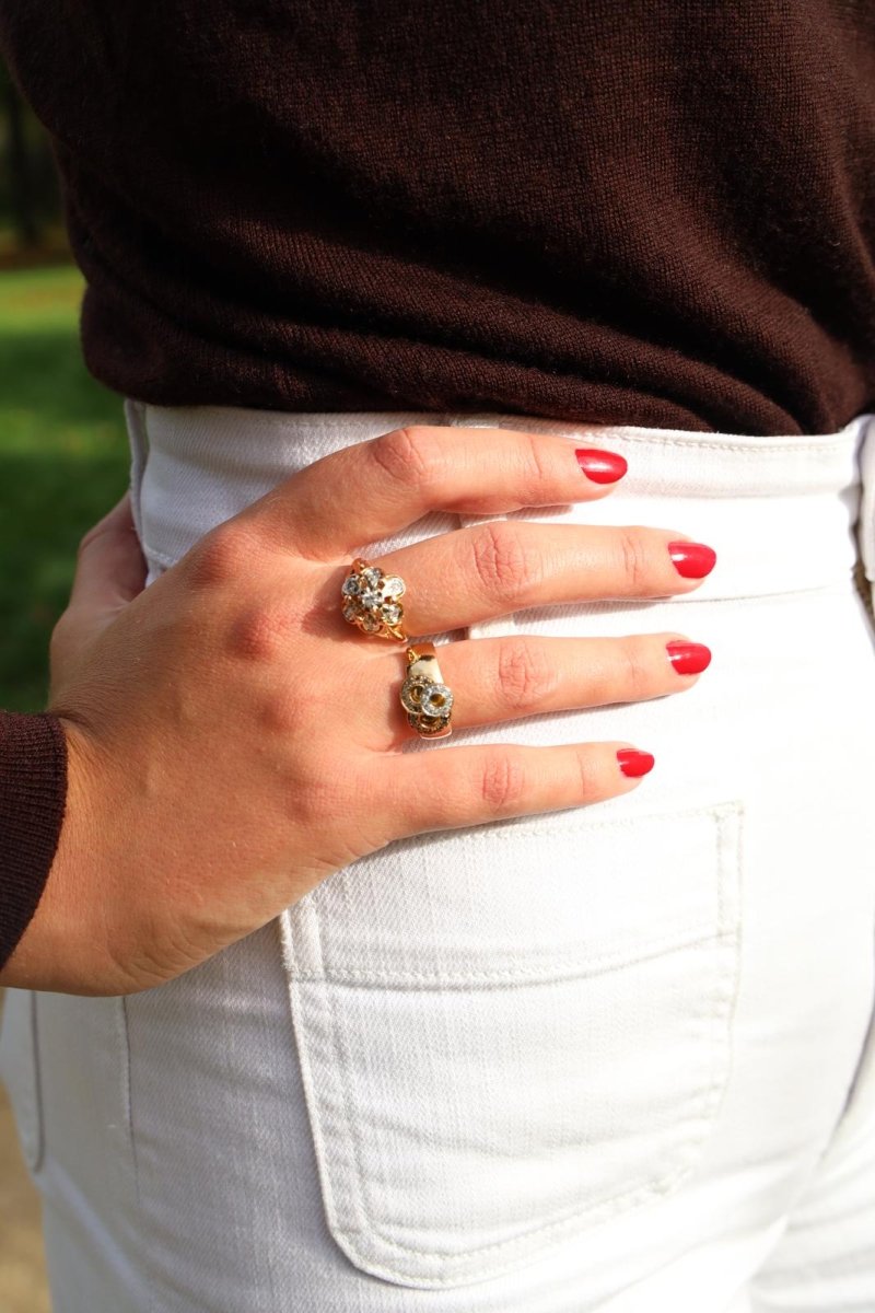 Bague Or jaune Diamant - Castafiore