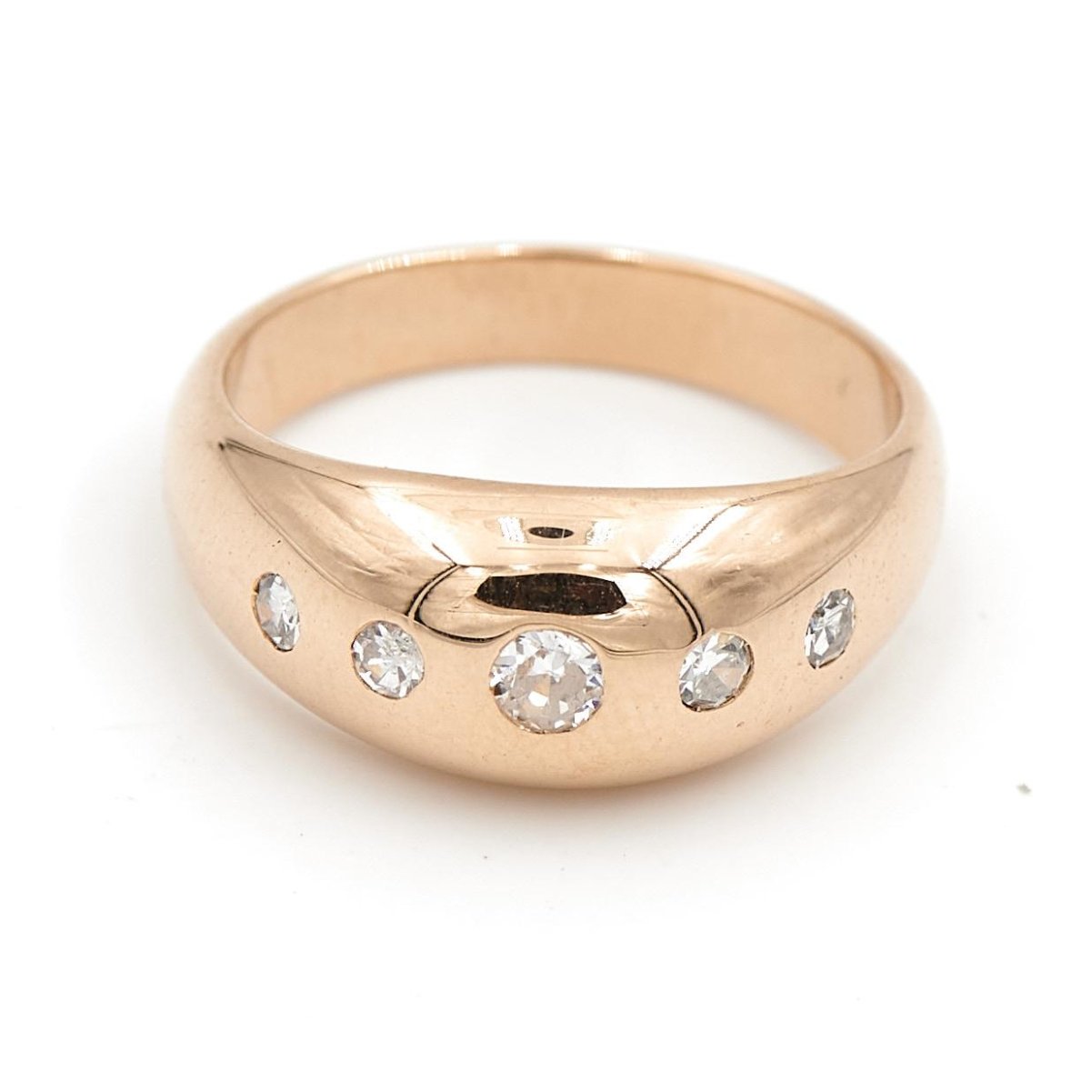 Bague Or jaune Diamant - Castafiore