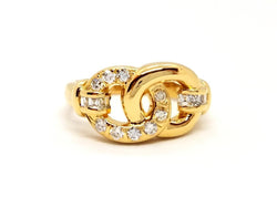 Bague Or jaune Diamant - Castafiore