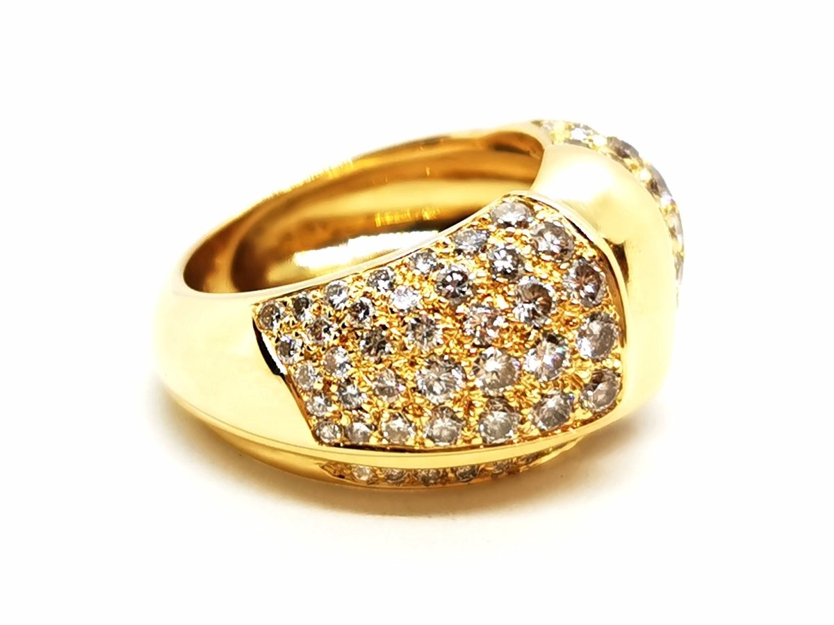 Bague Or jaune Diamant - Castafiore