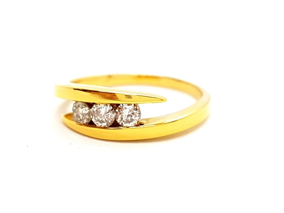 Bague Or jaune Diamant - Castafiore