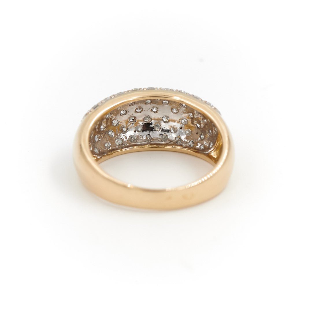 Bague Or jaune Diamant - Castafiore