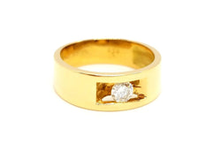 Bague Or jaune Diamant - Castafiore