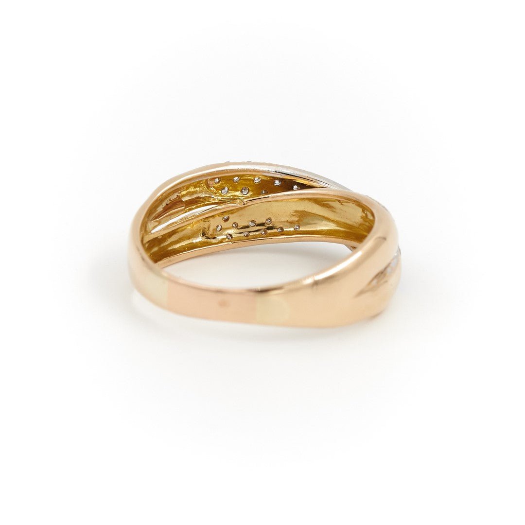 Bague Or jaune Diamant - Castafiore