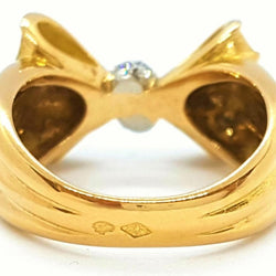 Bague Or jaune Diamant - Castafiore