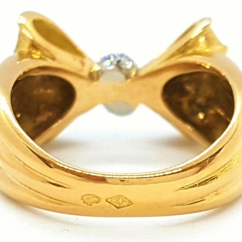 Bague Or jaune Diamant - Castafiore