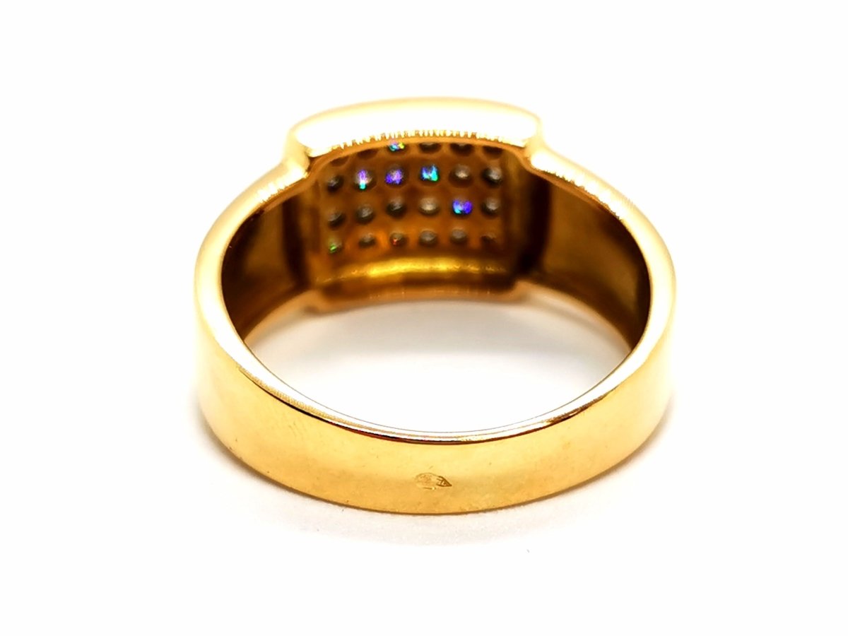 Bague Or jaune Diamant - Castafiore
