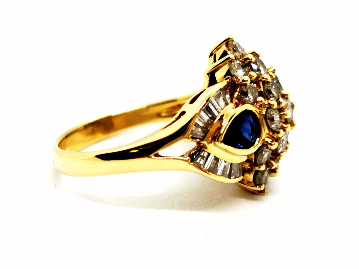 Bague Or jaune Diamant - Castafiore