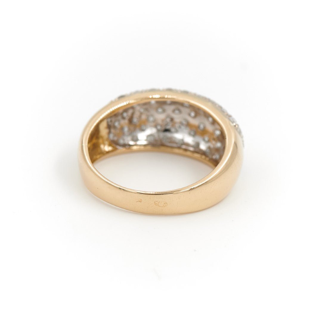 Bague Or jaune Diamant - Castafiore