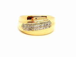 Bague Or jaune Diamant - Castafiore