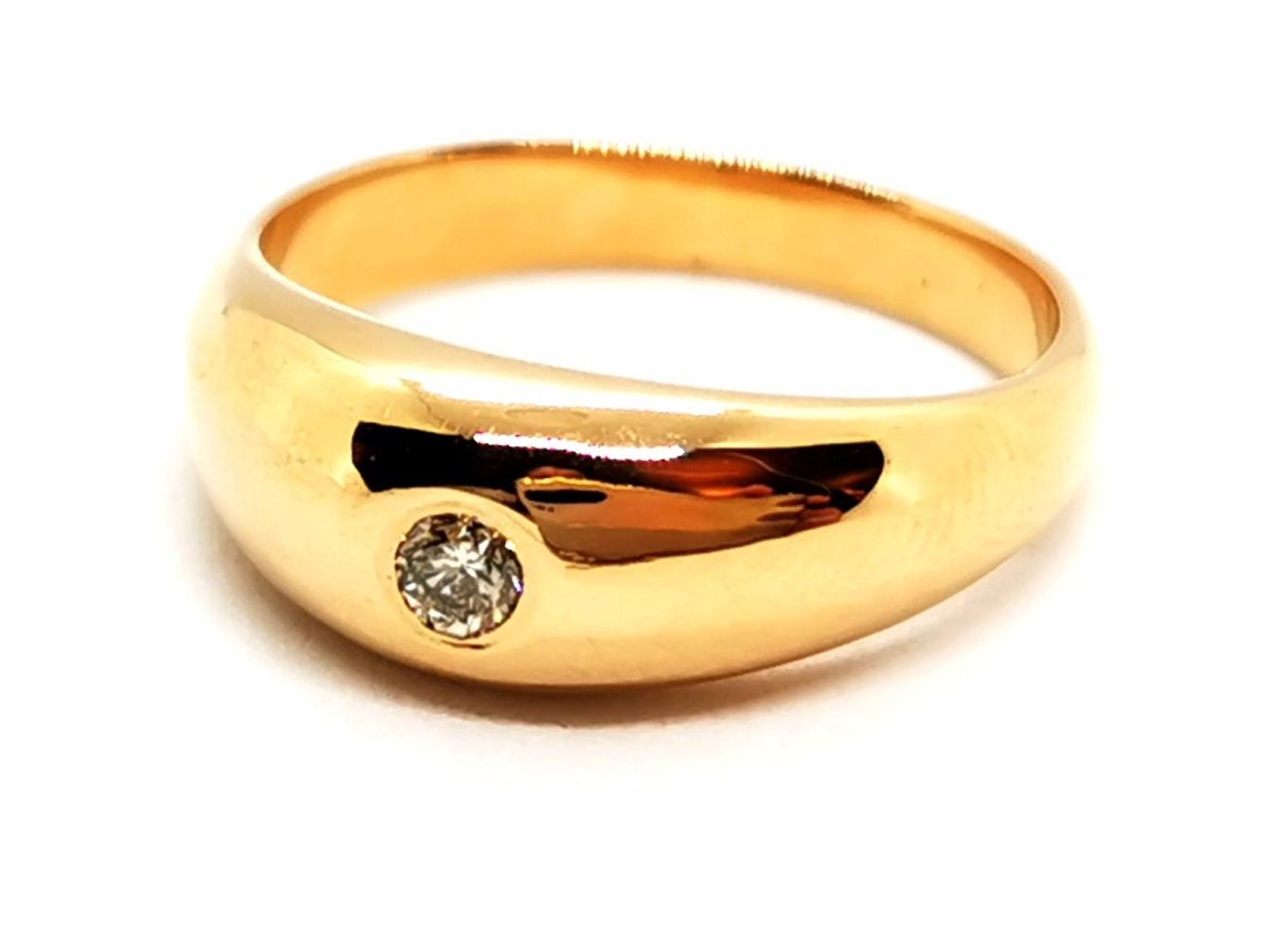Bague Or jaune Diamant - Castafiore