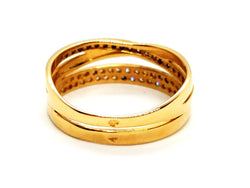 Bague Or jaune Diamant - Castafiore