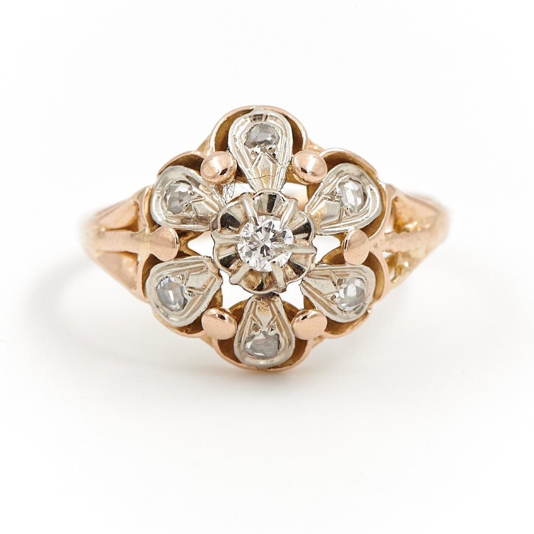 Bague Or jaune Diamant - Castafiore