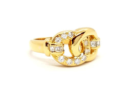 Bague Or jaune Diamant - Castafiore