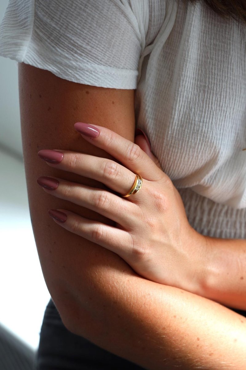 Bague Or jaune Diamant - Castafiore