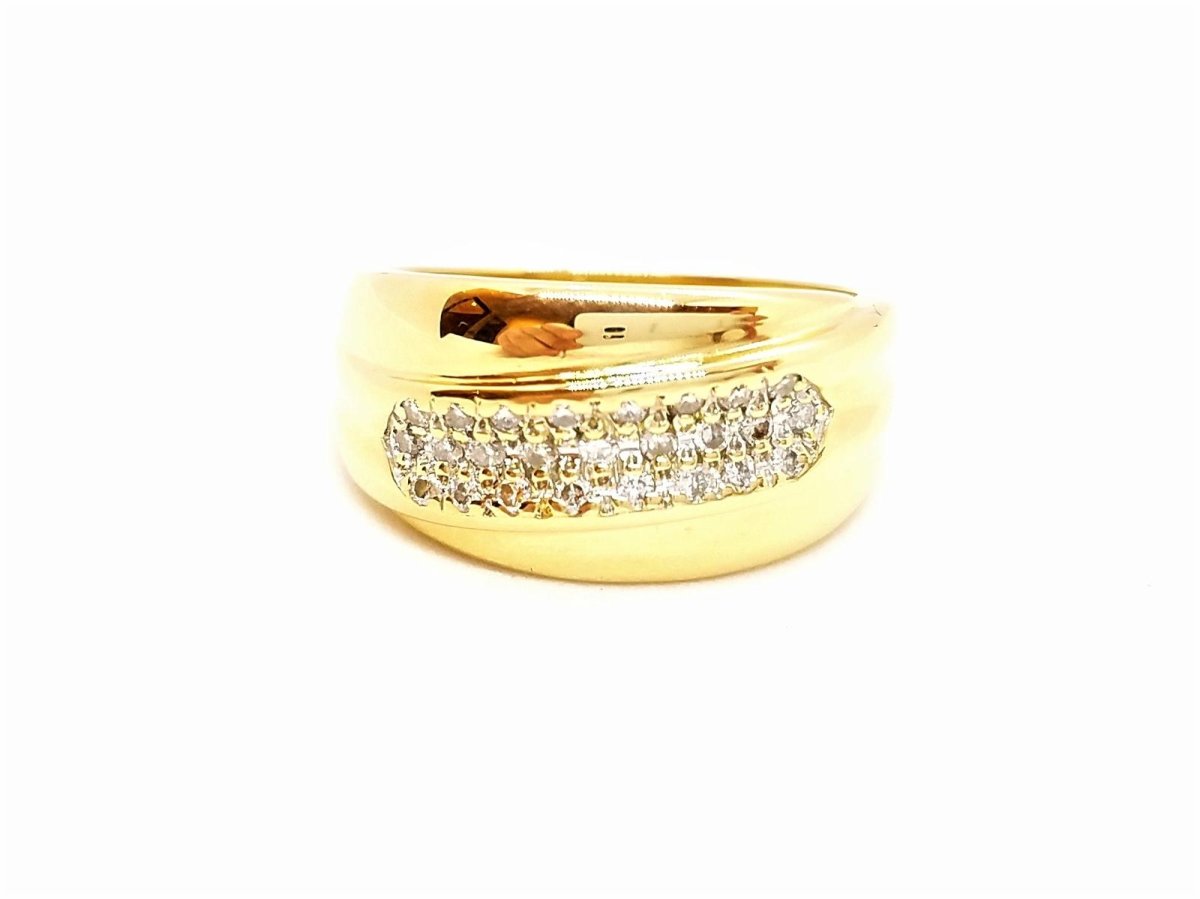 Bague Or jaune Diamant - Castafiore