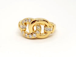 Bague Or jaune Diamant - Castafiore